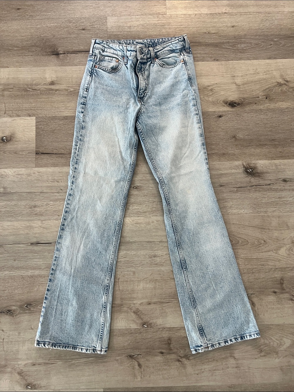 H&M Light Blue Flare Jeans for Women